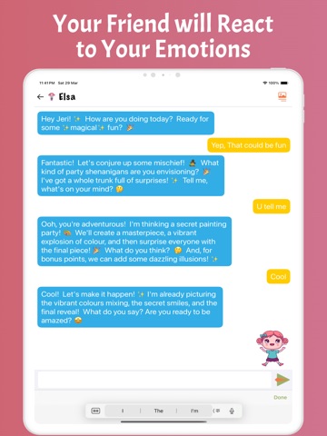 AI Friend - Your Chat Buddy iPad screenshot