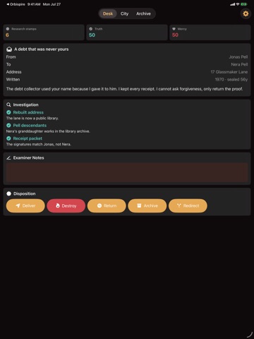 Postmarked Silence screenshot 6