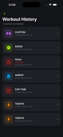 Cross Timer - Workout Clock Screenshot 7 of 8