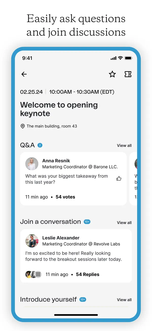 Screenshot #1 pour WFRD Events