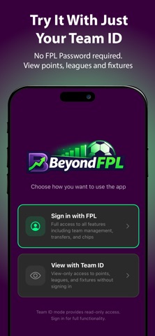 BeyondFPL: FPL Team Planner iPhone screenshot
