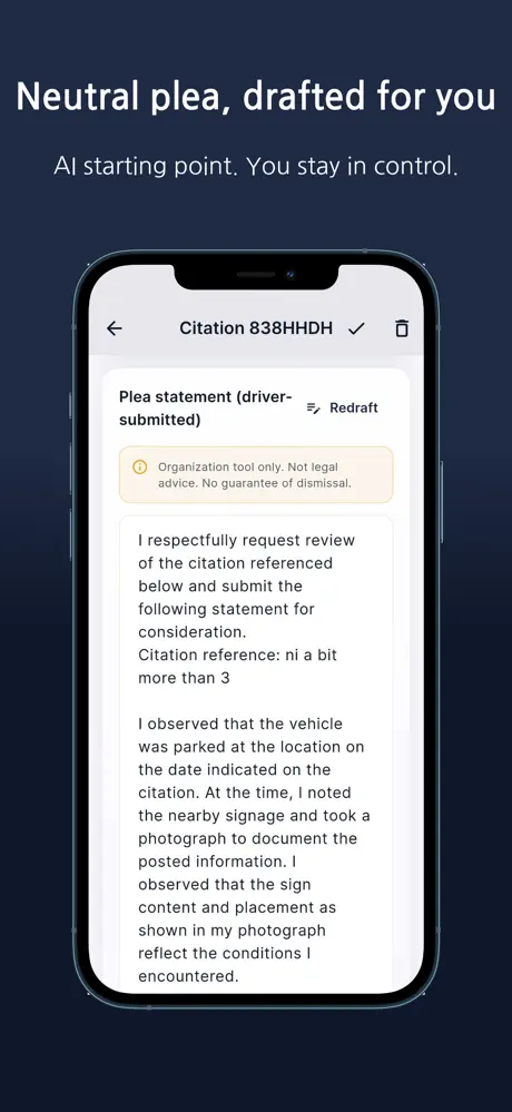 TicketPlea screenshot 2