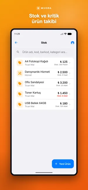 MIVORA: Ön Muhasebe & Fatura screenshot 1