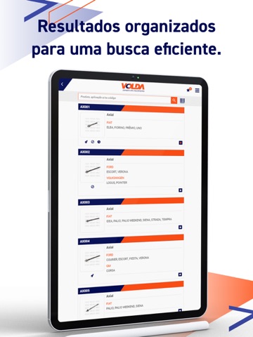 Catálogo Volda iPad screenshot