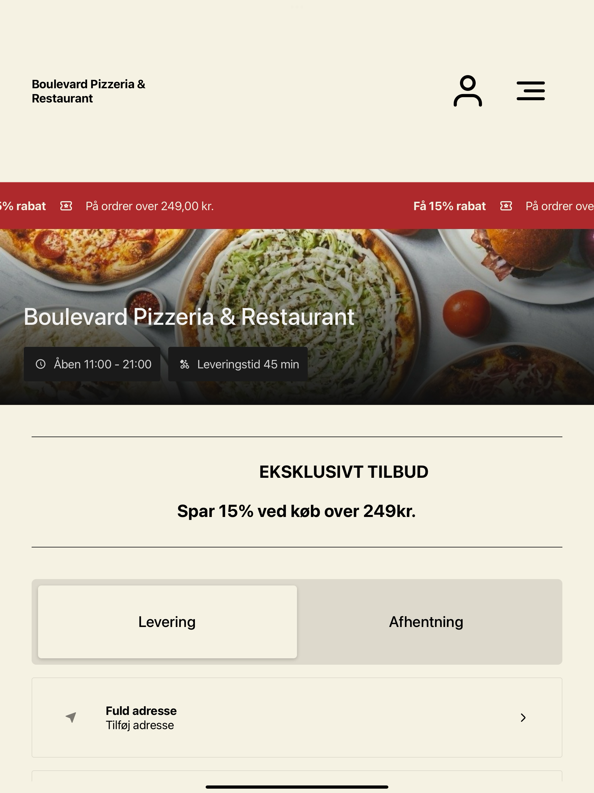 Boulevard Pizza & Restaurant screenshot 5