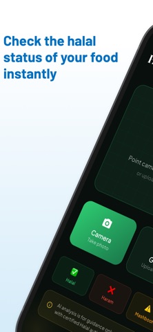 HalalOrNot: Halal Food Scanner iPhone screenshot 1