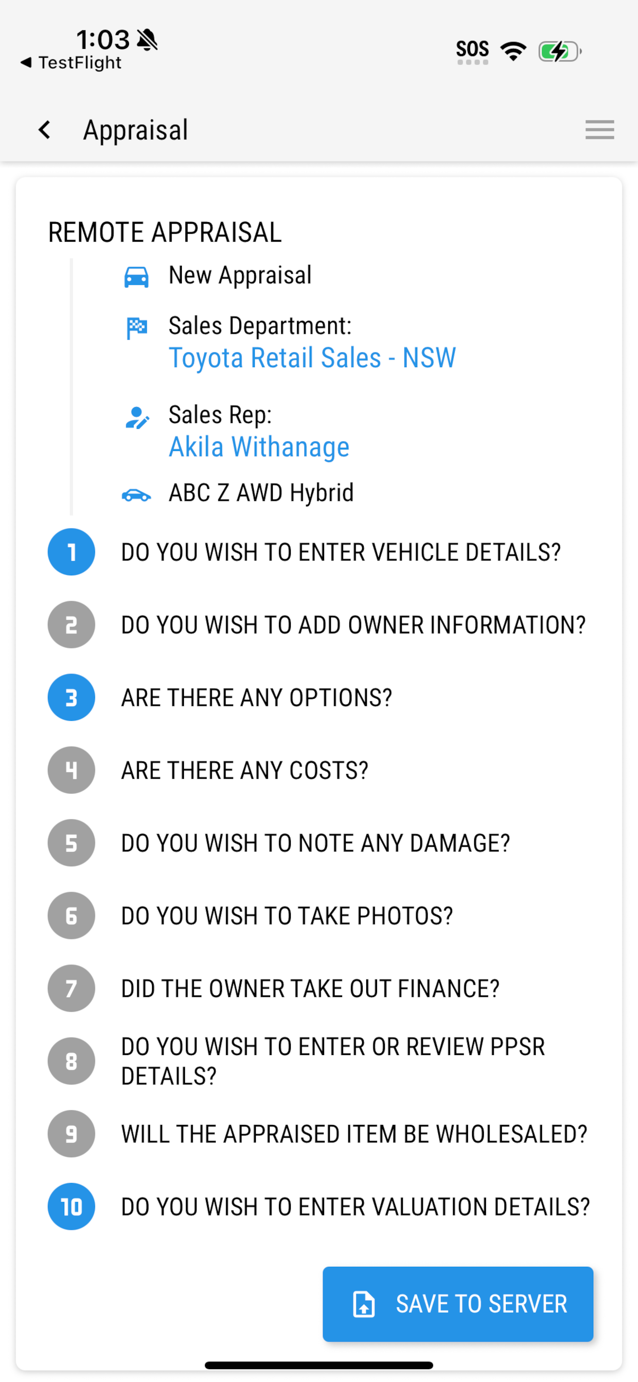 Appraisals App