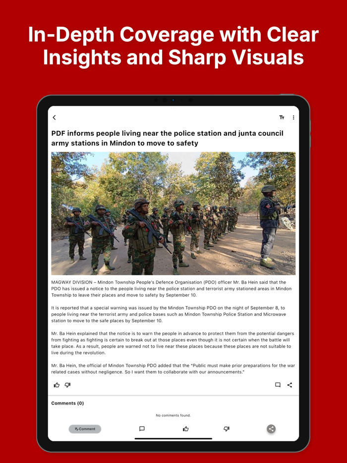 Tha Din - Myanmar War News