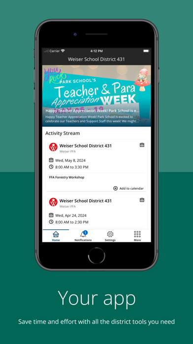 Weiser School District 431 Screenshot