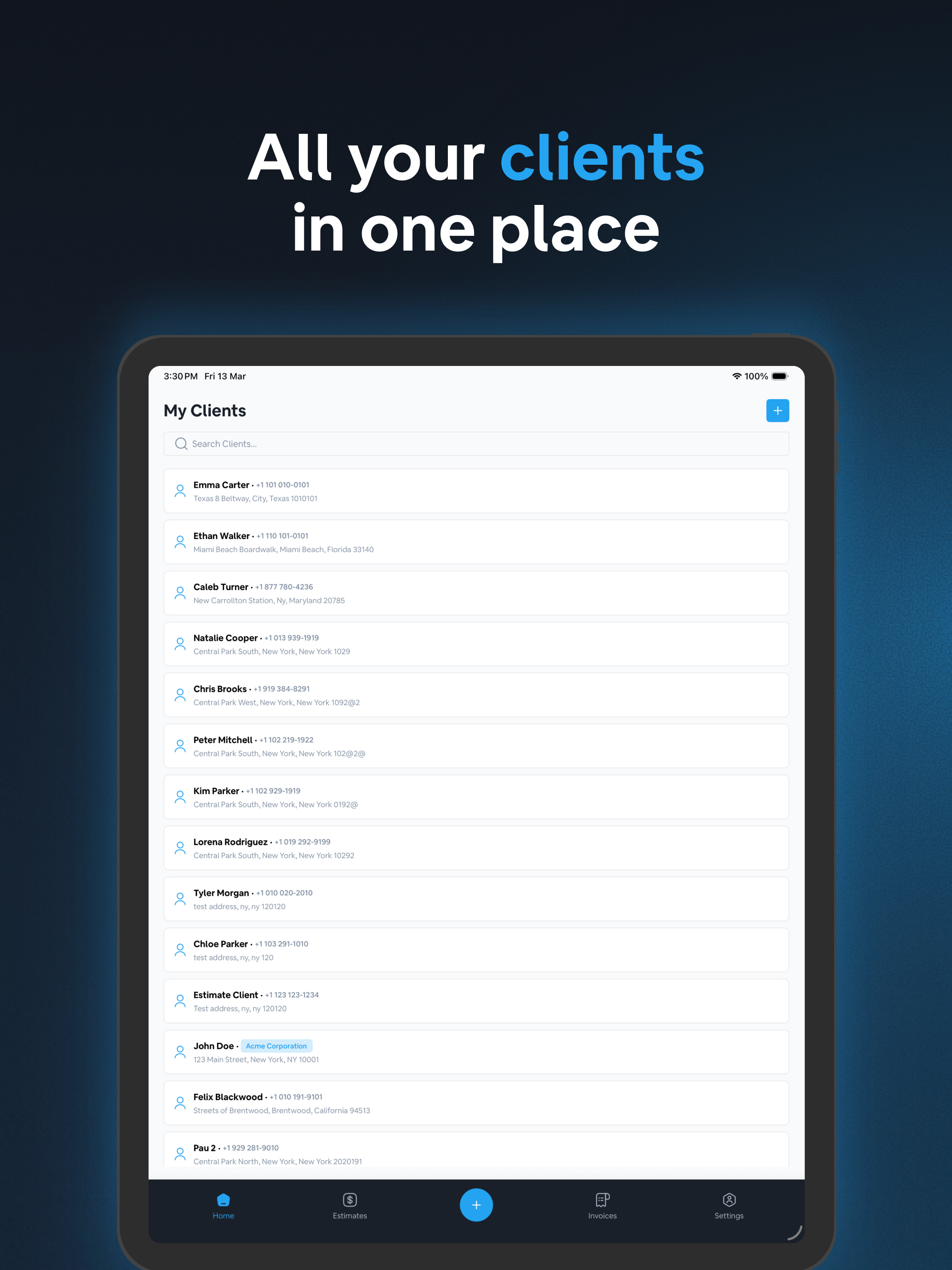 BlueBee: Estimate & Invoice screenshot 14
