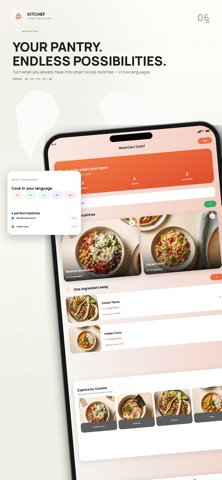 KitChef: Recipe Organizer iPhone screenshot