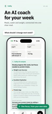 Cality: AI Calorie Tracker Screenshot 7 of 9