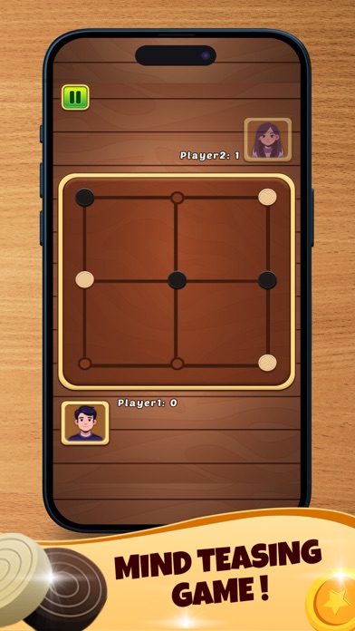 Mills Three Men's Morris Game Screenshot