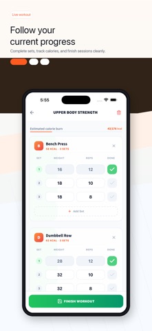 FitLog by FingerWave screenshot