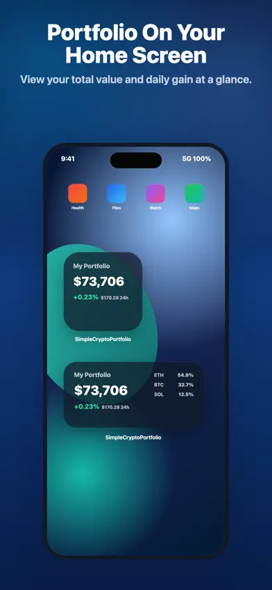 Simple Crypto Portfolio screenshot 2