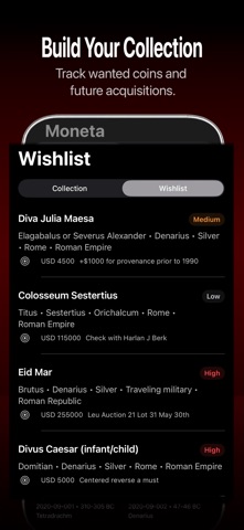 Moneta Numismatic Archive Screenshot 4 of 5