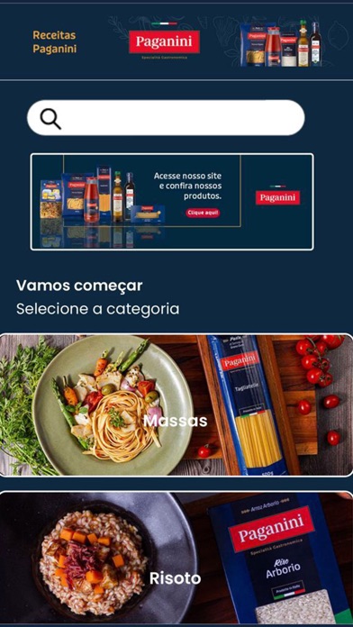 Receitas Paganini Screenshot