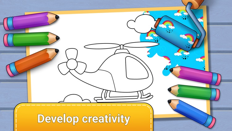 AirCrafty: Kids Coloring Book