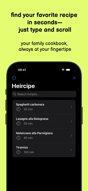 Heircipe screenshot 1