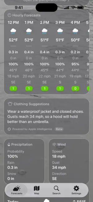 Weather + Radar & Rain Alerts screenshot 4