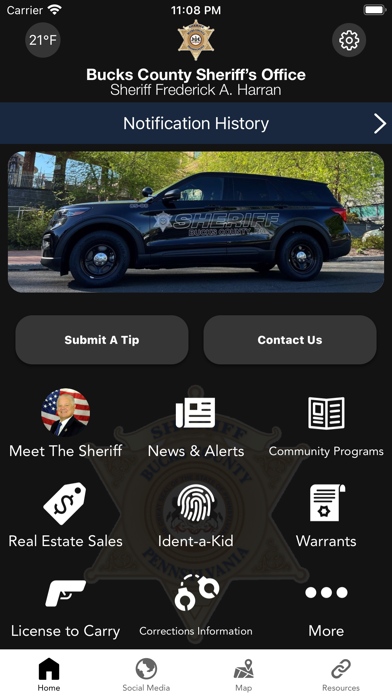 Screenshot 3 of Bucks County Sheriff’s Office App