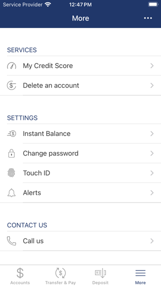 Acme Continental Credit Union Screenshot