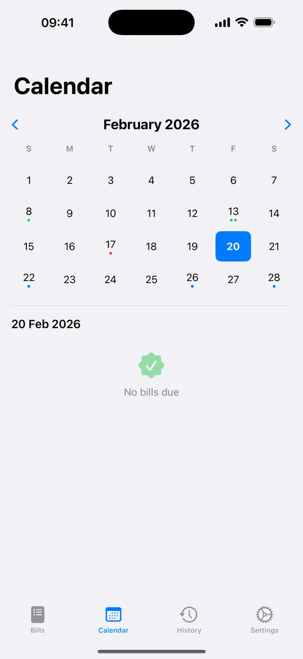 Screenshot #2 pour BillPing: Bill Tracker