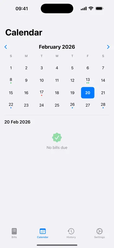 BillPing: Bill Tracker screenshot 2 of 5