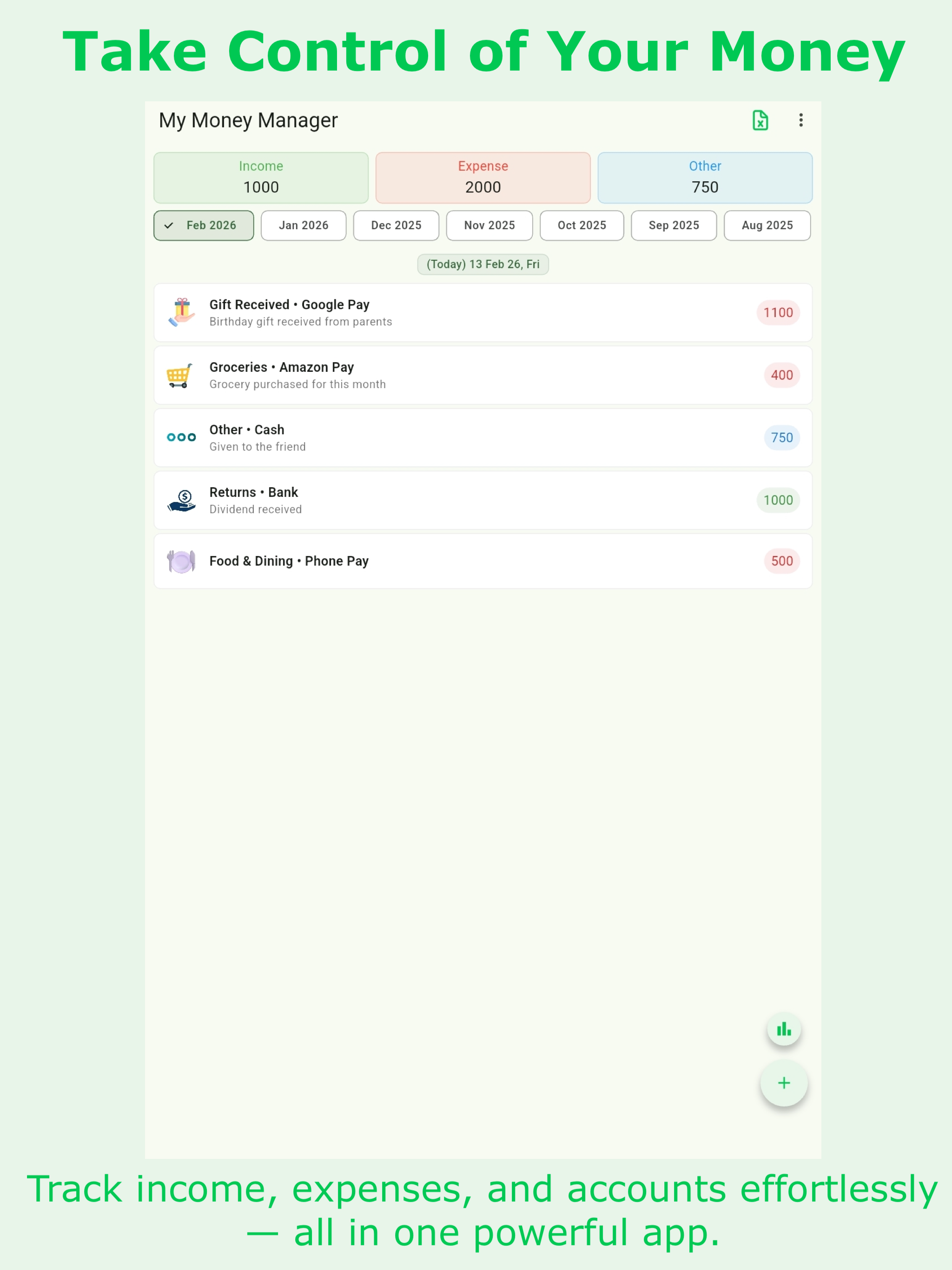 Money Flow – Expense Tracker
