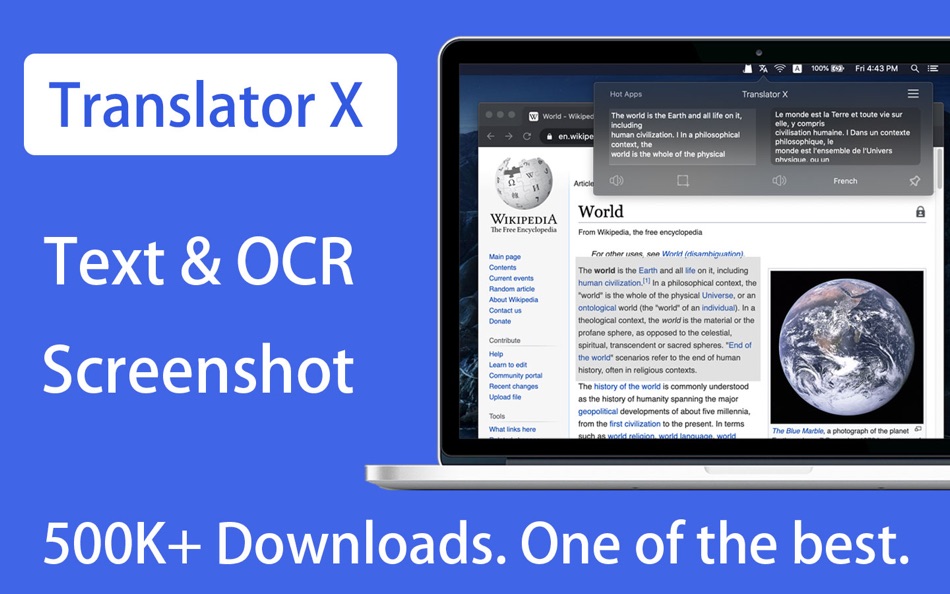 #1. Translator X - OCR Tool (macOS) 由: 志勇 吴