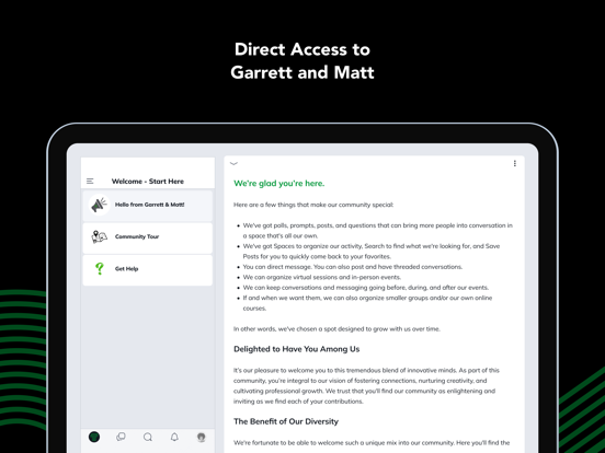 Life At Ten Tenths iPad screenshot 3 - Social Networking app