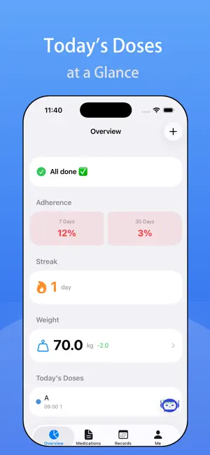 Medication Reminder - DoseMate screenshot 1
