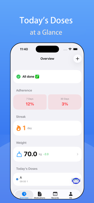 Medication Reminder - DoseMate Screenshot 1 of 4