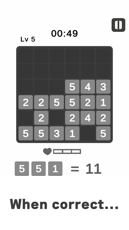 Sum Match3: Math Puzzle Game