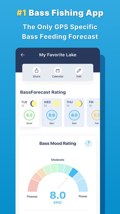 BassForecast: Bass Fishing App