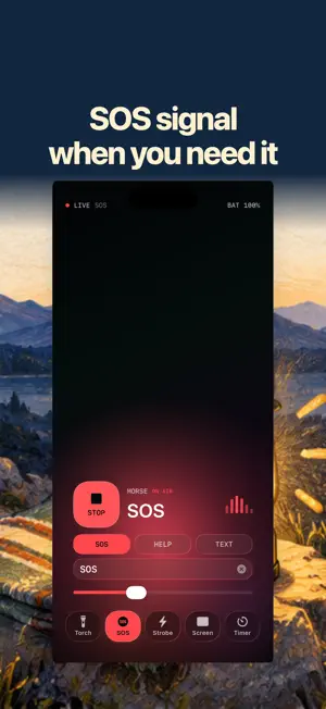 1Tap Flashlight — Turbo Bright screenshot 4