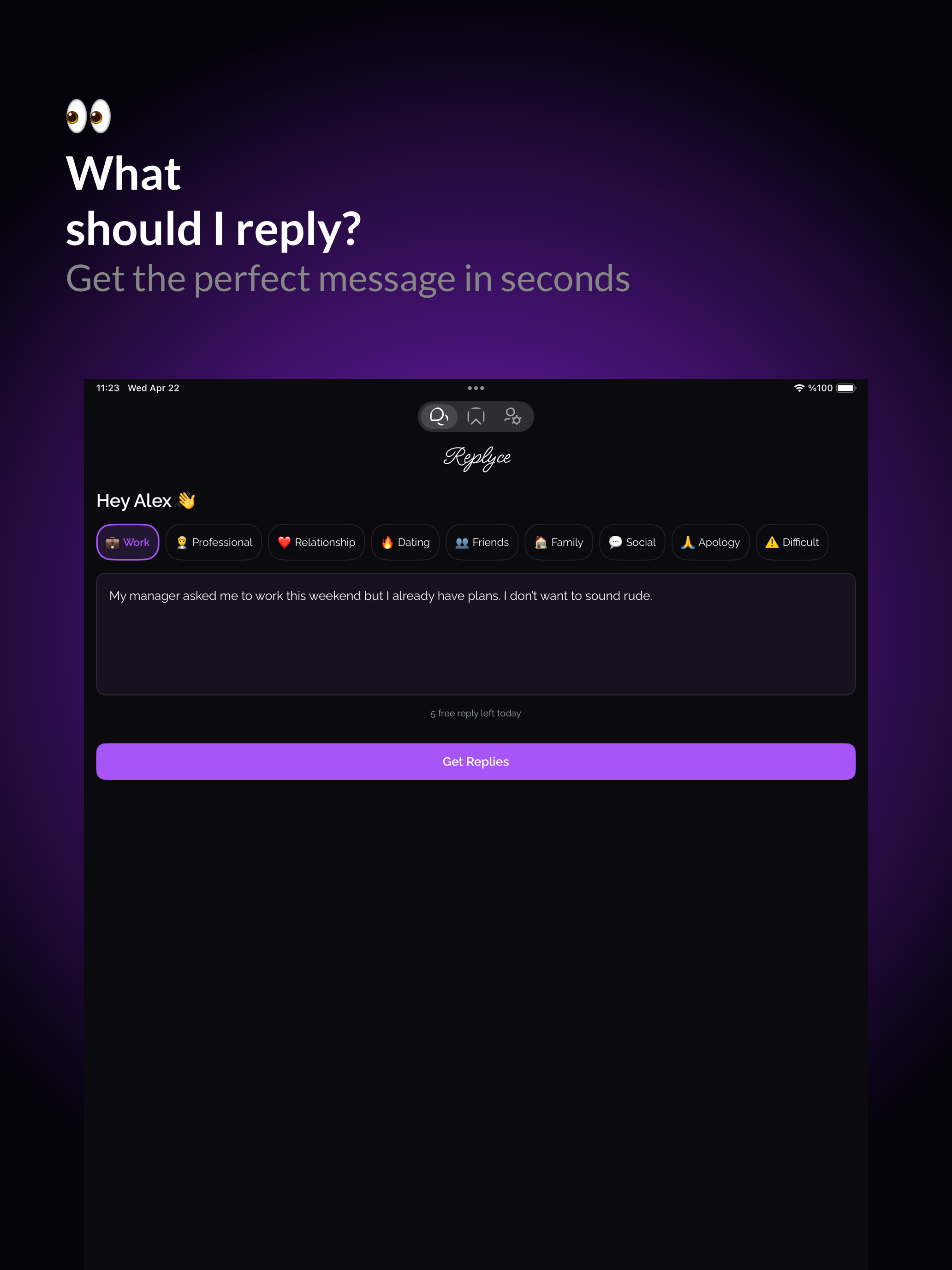 Replyce: AI Reply Generator screenshot 6