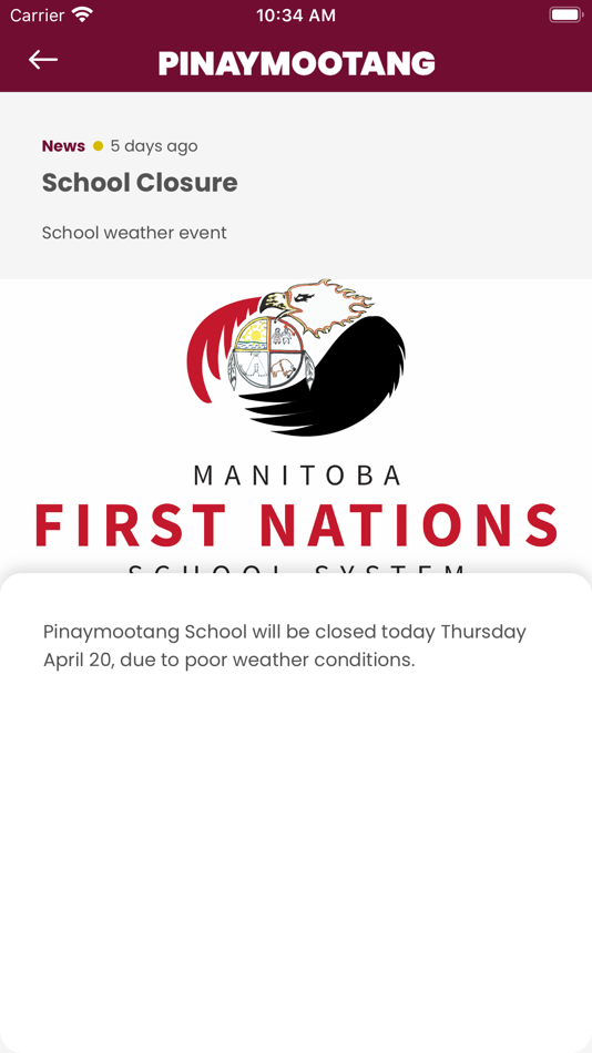 #3. Pinaymootang First Nation (iOS) 由: Pinaymootang First Nation