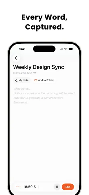 VOMO: Transcribe Audio to Text screenshot 2