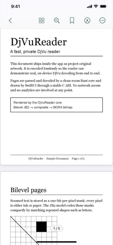 DjVu Reader: Scanned Books Screenshot 1 of 6