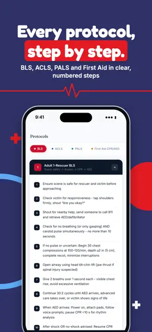 SOS First Aid BLS ACLS PALS screenshot 2