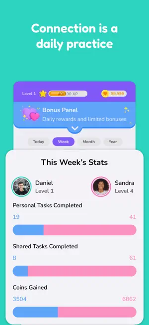 Cutest Couple: Life Organizer screenshot 2