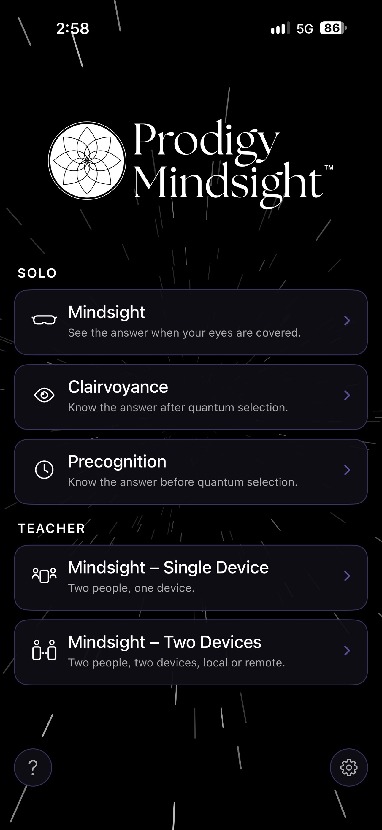 Screenshot 1 of Prodigy Mindsight