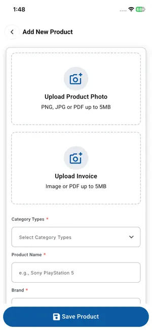 Impfo Warranty screenshot 4