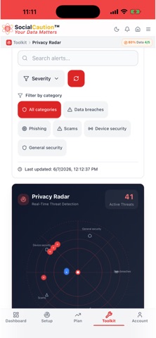 SocialCaution - Privacy Risks Screenshot 7 of 8