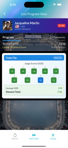 Playasport Figure Skating iPhone screenshot