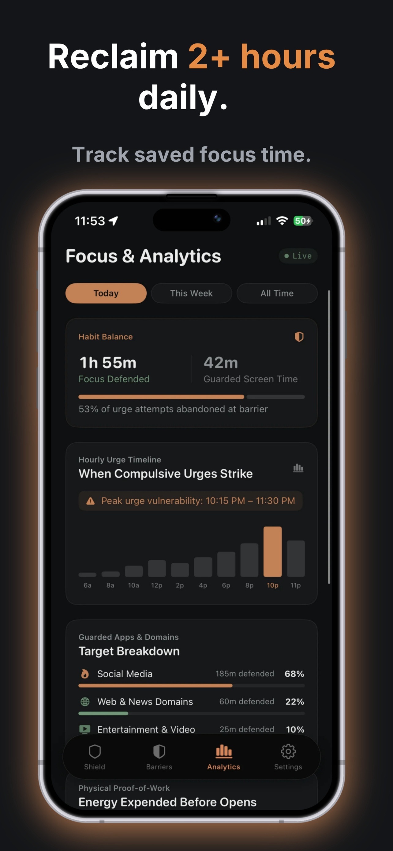 Screenshot 3 of Dtox: App Blocker Screen Time
