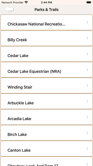 Screenshot #3 pour Oklahoma-State Parks & Trails