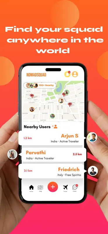 Nomadsquad:Find travel friends screenshot 1 of 6