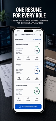 Resume Scanner AI: ATS Score iPhone screenshot